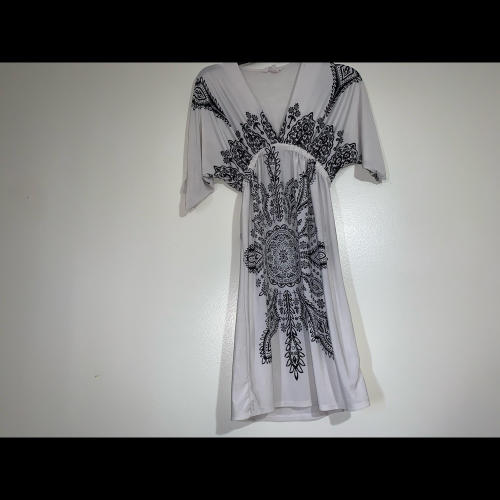V neck mini dress(A)